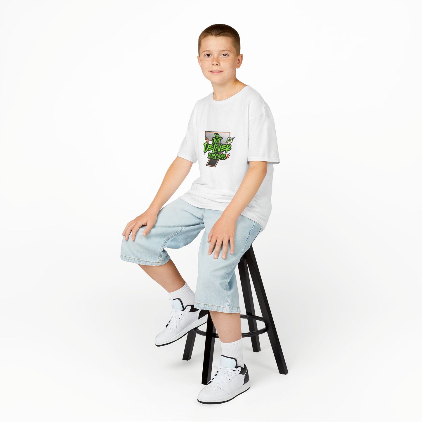 Kids Da Desert Green Just Deliver Success Kids Tee