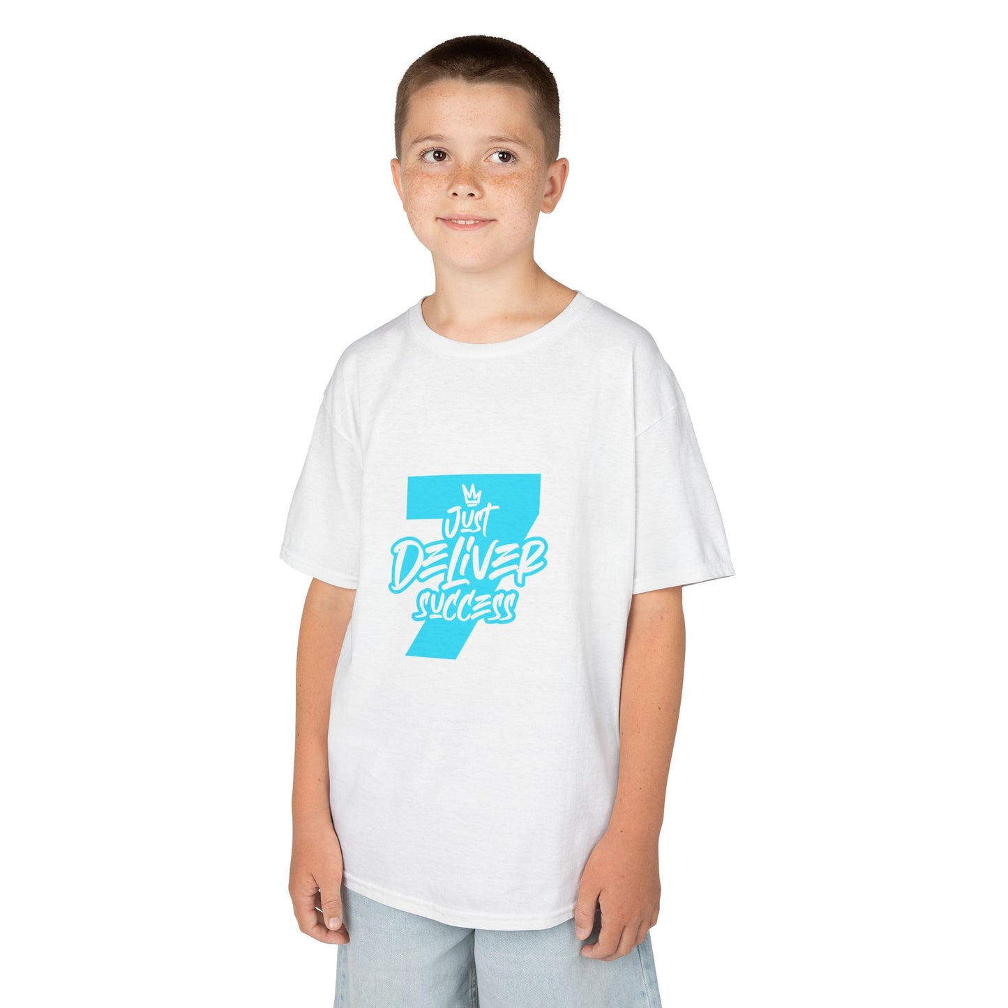 Kids That City 7 Light Blue Just Deliver Success Tee
