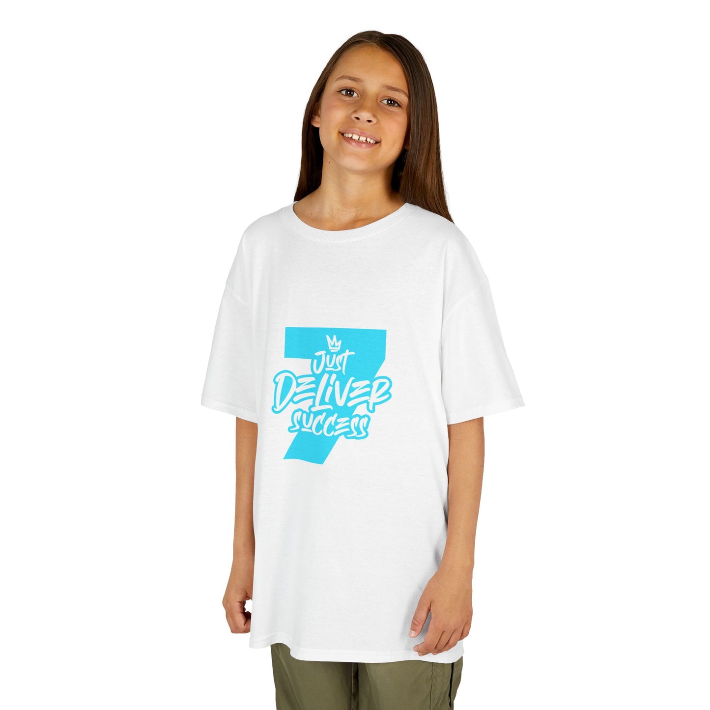 Kids That City 7 Light Blue Just Deliver Success Tee