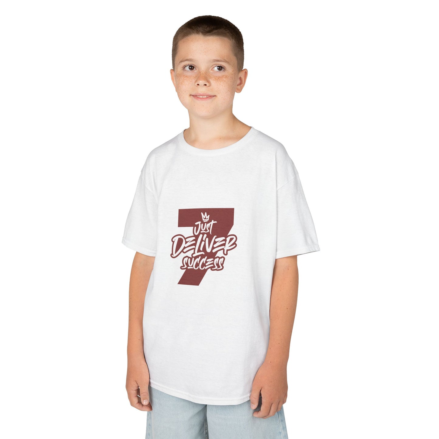 Kids That City 7 Burgundy Just Deliver Success Tee