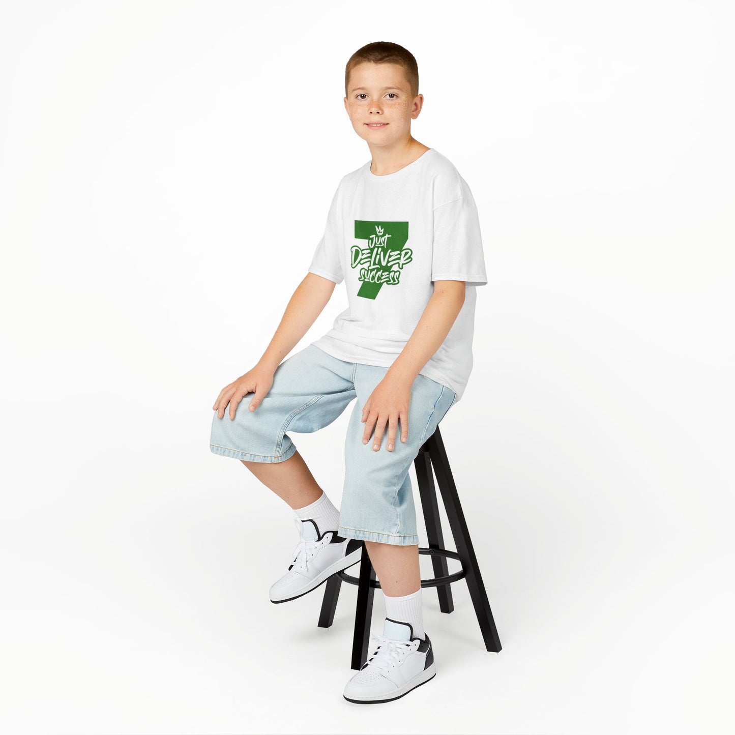 Kids That City 7 Green Just Deliver Success Tee