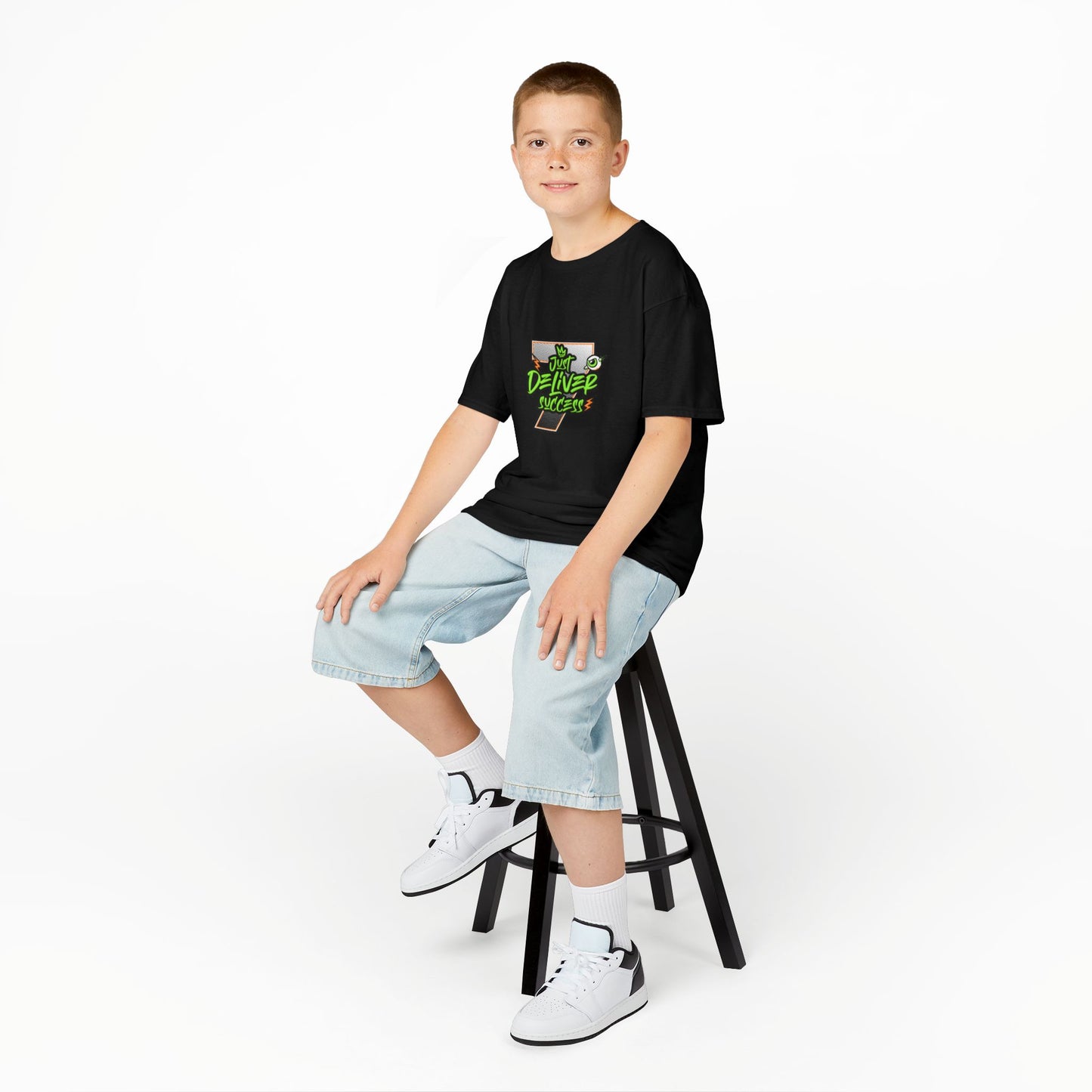Kids Da Desert Green Just Deliver Success Kids Tee