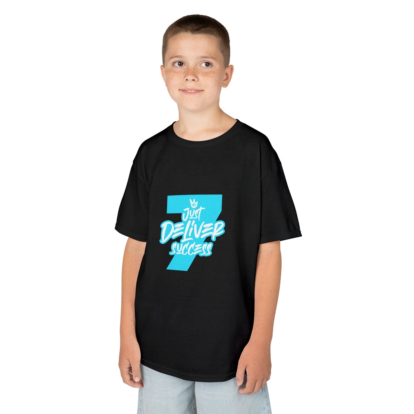 Kids That City 7 Light Blue Just Deliver Success Tee
