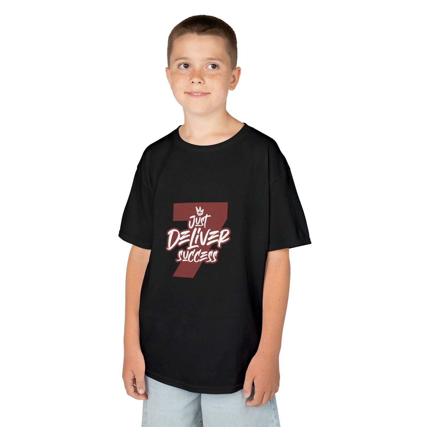 Kids That City 7 Burgundy Just Deliver Success Tee