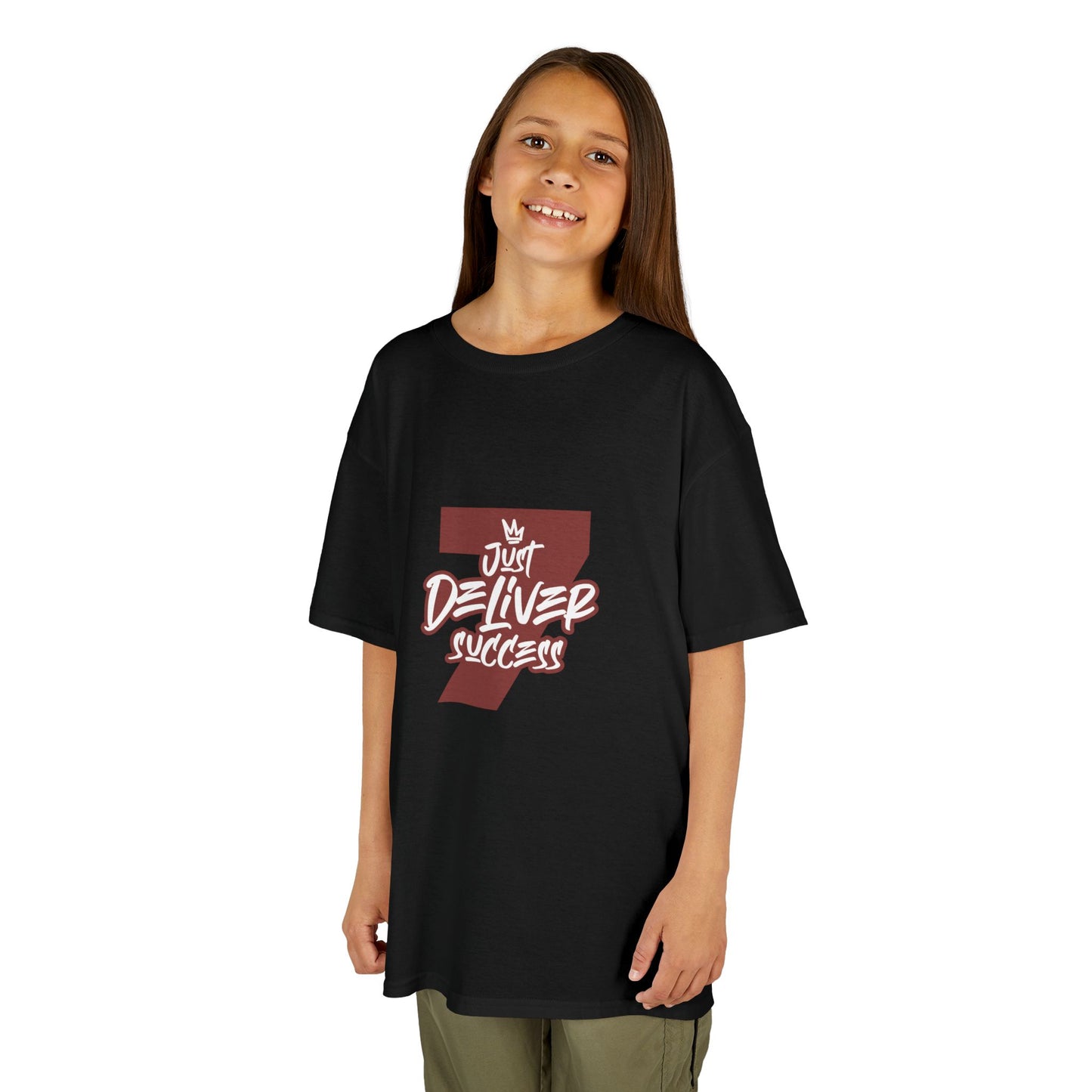 Kids That City 7 Burgundy Just Deliver Success Tee