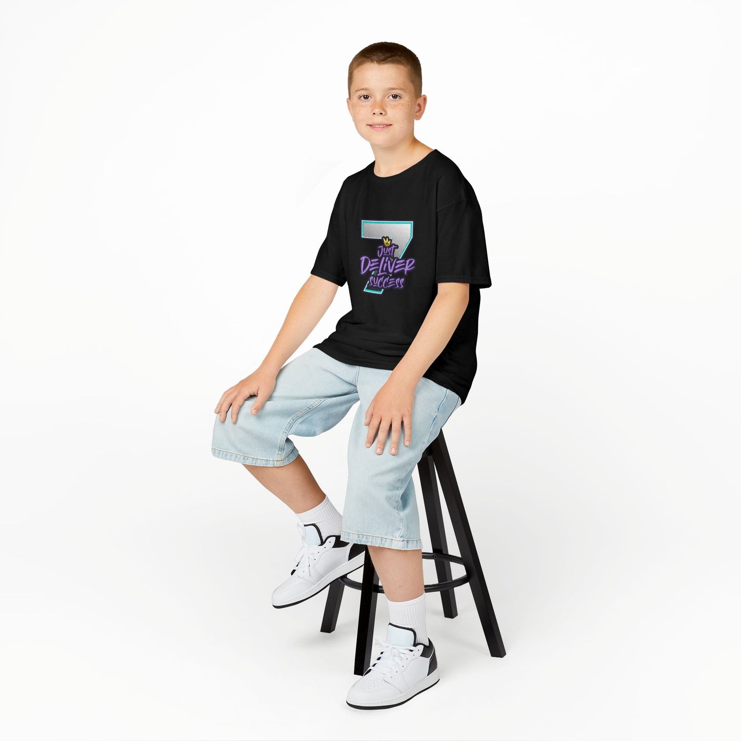 Kids Da Desert Blue Just Deliver Success Tee