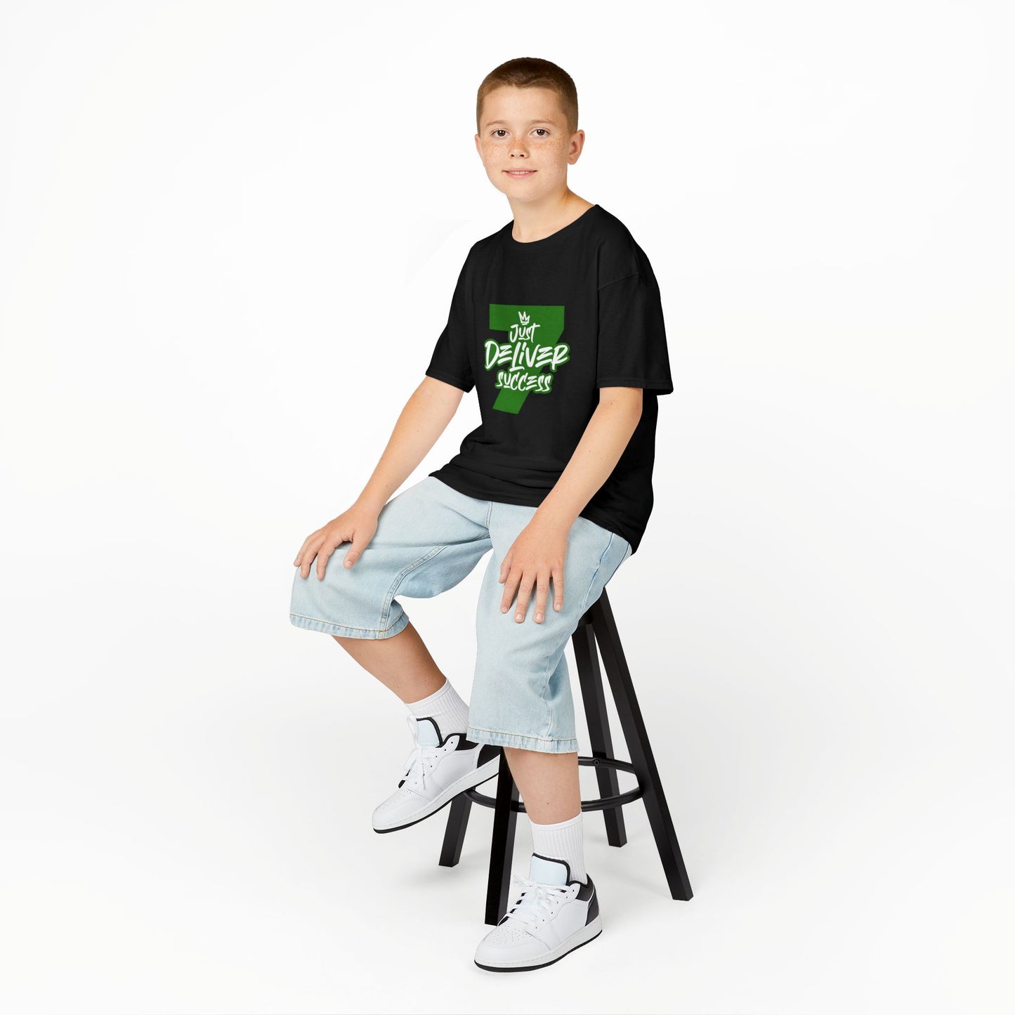 Kids That City 7 Green Just Deliver Success Tee