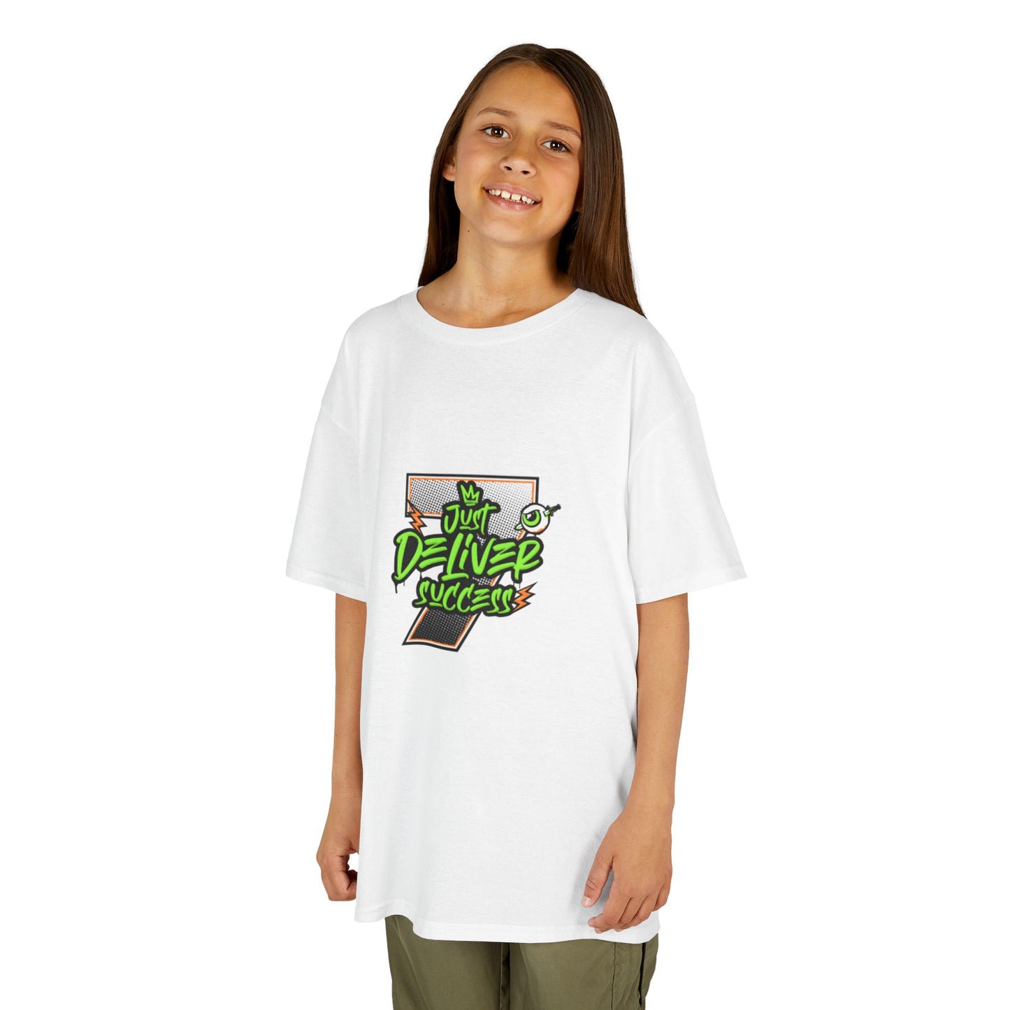 Kids Da Desert Green Just Deliver Success Kids Tee