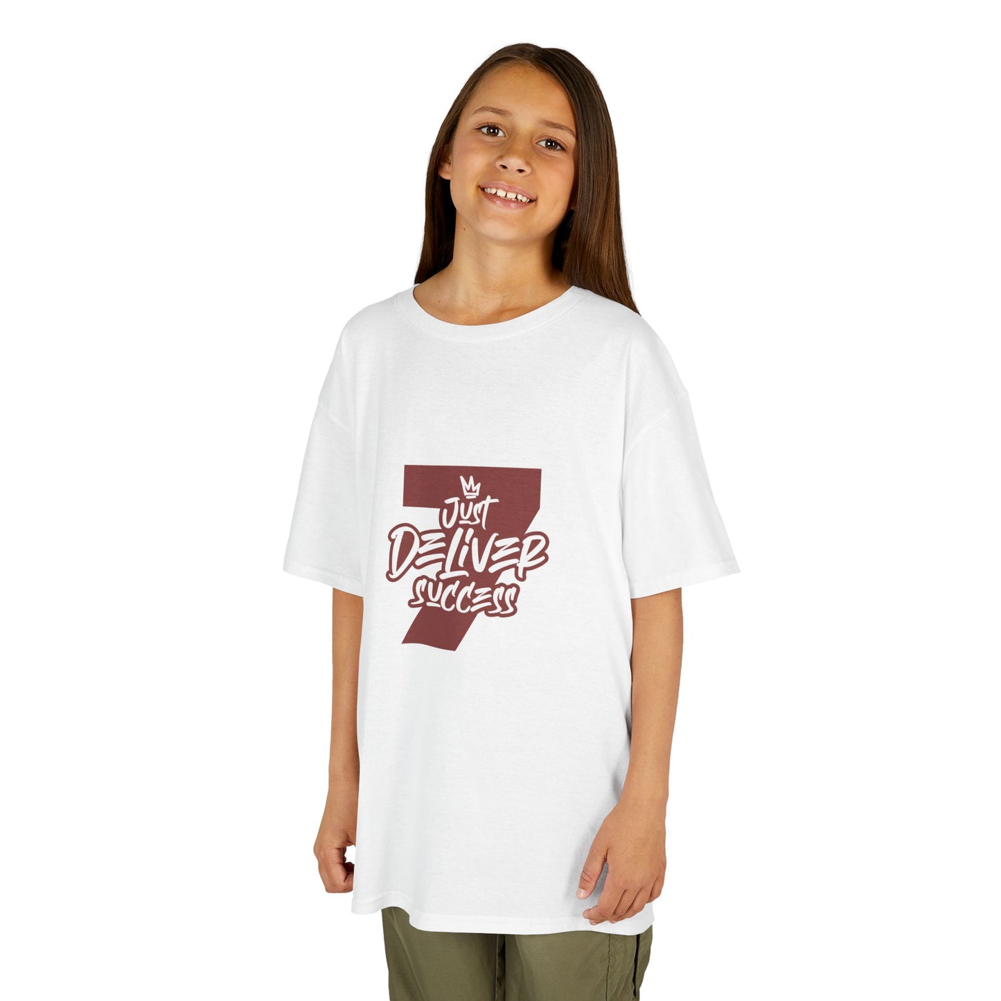 Kids That City 7 Burgundy Just Deliver Success Tee