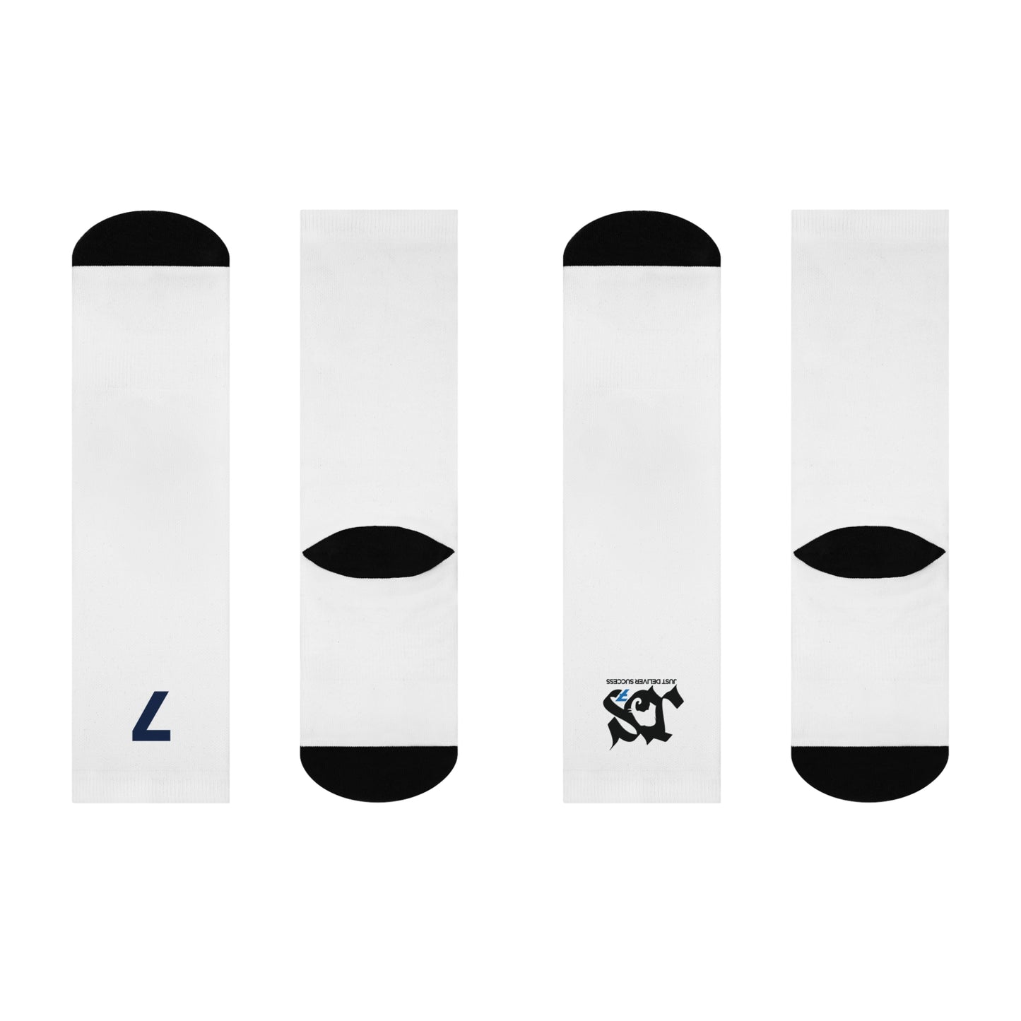Just Delivers Success Cushioned Crew Socks - Comfortable, Stylish Athletic Socks for Everyday Use