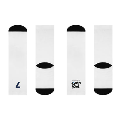 Just Delivers Success Cushioned Crew Socks - Comfortable, Stylish Athletic Socks for Everyday Use